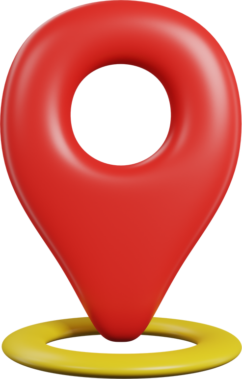 3D Pin Location Illustration